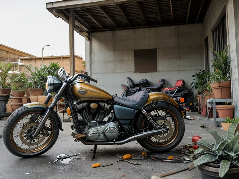 Tanque de moto renovado con ploteo y rotulación vehicular, resultado final del trabajo