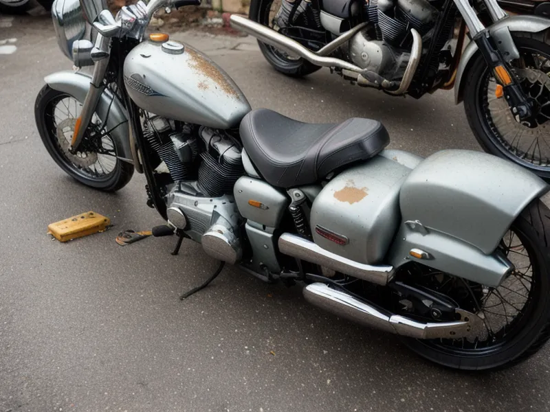 Jeringa usada para el purgado inverso de frenos de motocicleta